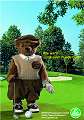 Poster Golfer Bear