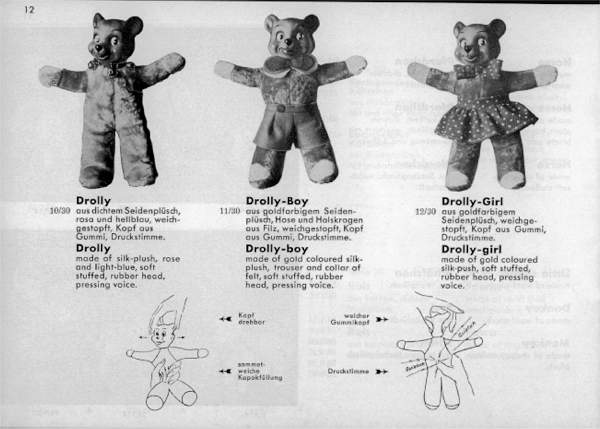 Drolly Kopf abgebildet im Katalog von 1956