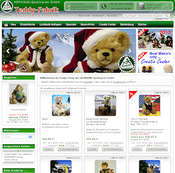 Teddy-Fabrik International Worldwide delivery EURO - GBP - USD